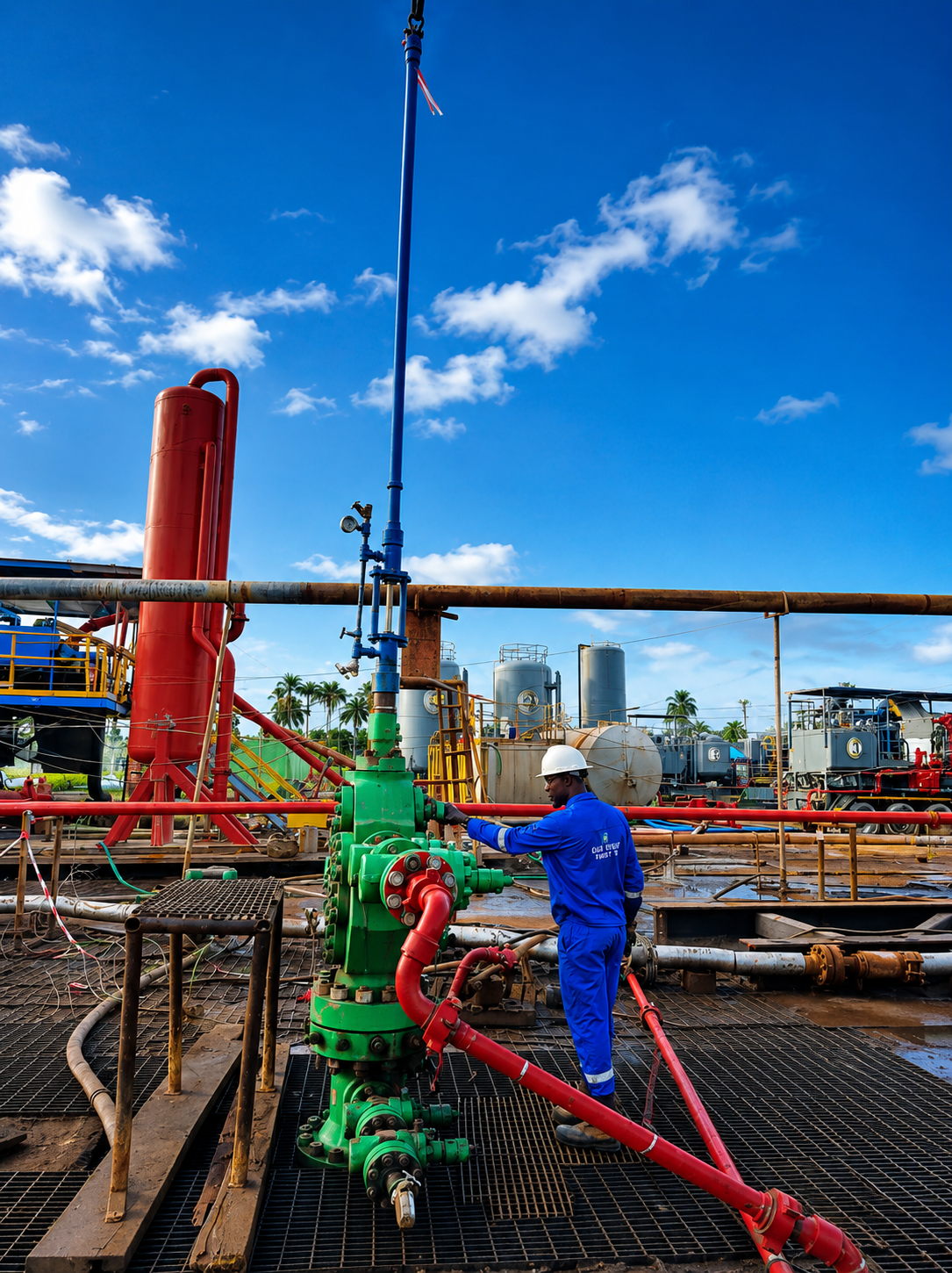 Lubricator in action