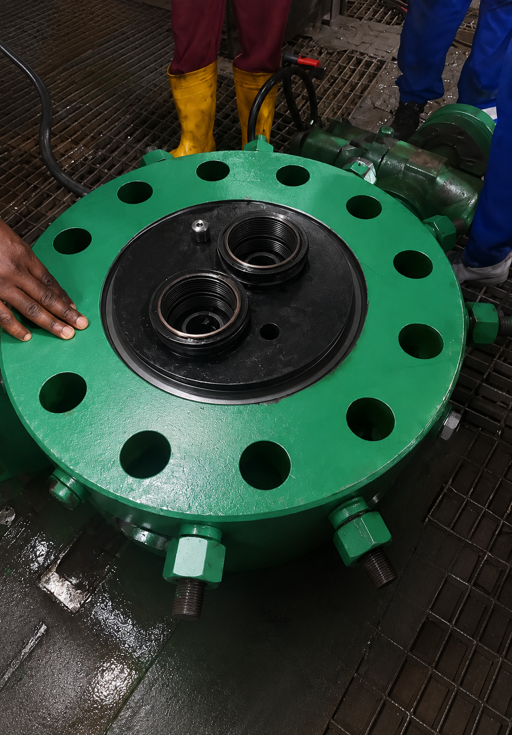 components would be added in preparation of the landing of the tree