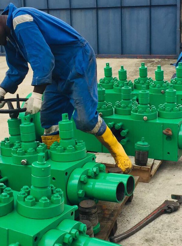 Refurbished wellhead components ready for deployment